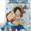 ONE PIECE PLAID SHERPA LUFFY