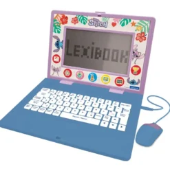 ORDINATEUR EDUCATIF BILINGUE STITCH AVEC 170 ACTIVITES (EN/FR)