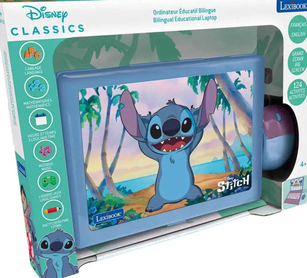 ORDINATEUR PARLANT BILINGUE STITCH – 124 ACTIVITES