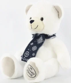 OURS BLANC CHANTILLY ASSIS 27 CM