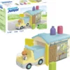 OUVRIER AVEC CAMION ET GARAGE - 71686