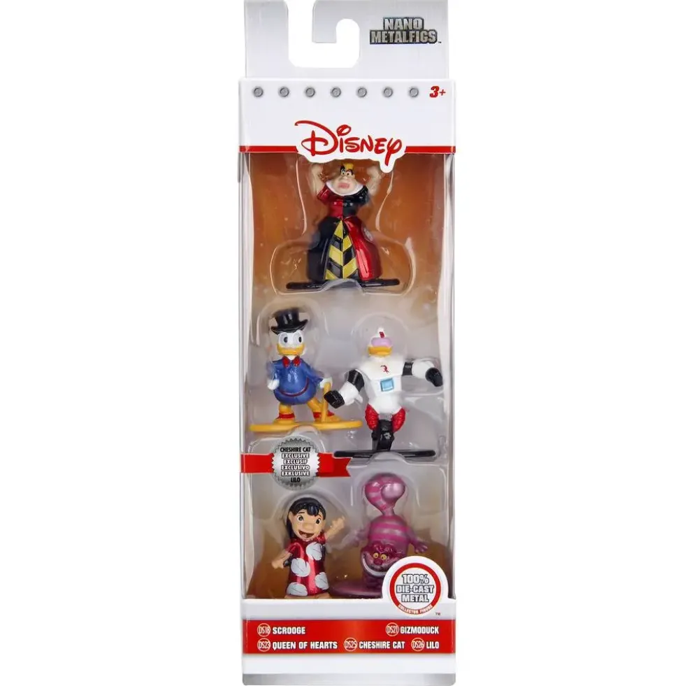 PACK DE 5 FIGURINES NANO METALFIGS DISNEY