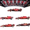 1/43 PACK DE 7 VEHICULES FERRARI F1 AVEC PRESENTOIR
