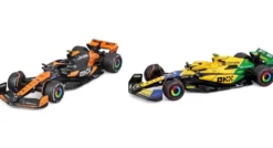 PACK DE 2 VOITURES DE COURSE 1/43 MC LAREN F1 2024