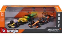 PACK DE 2 VOITURES DE COURSE 1/43 MC LAREN F1 2024