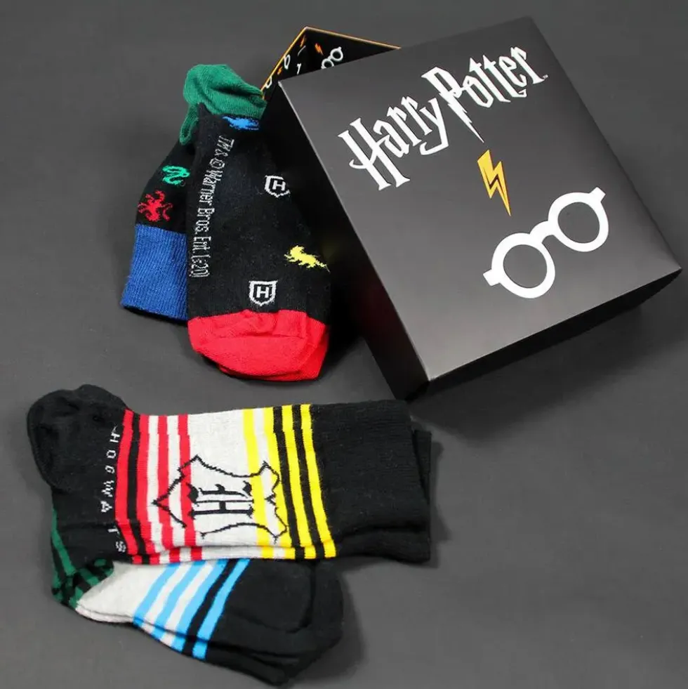 PACK 3 PAIRES DE CHAUSSETTES HARRY POTTER T. 35-41