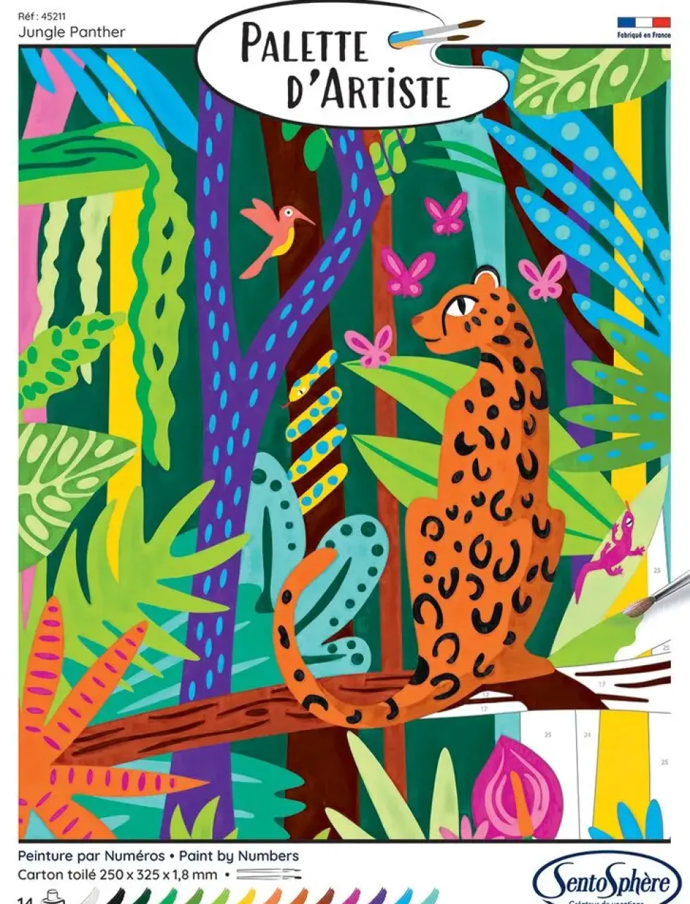 PALETTE D'ARTISTE JUNGLE PANTHER