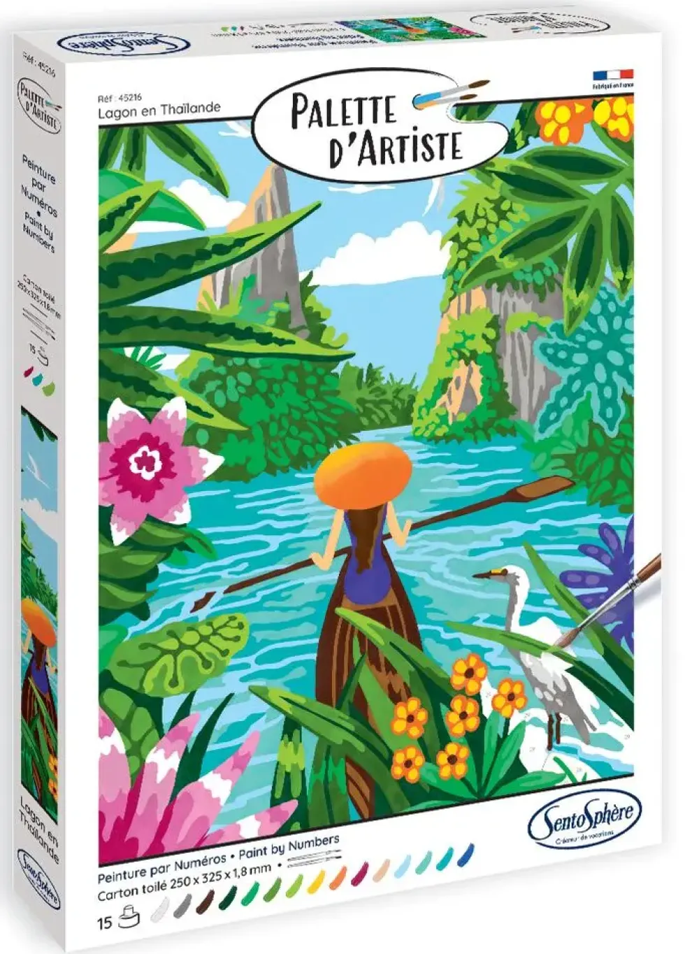 PALETTE D'ARTISTE LAGON EN THAILANDE