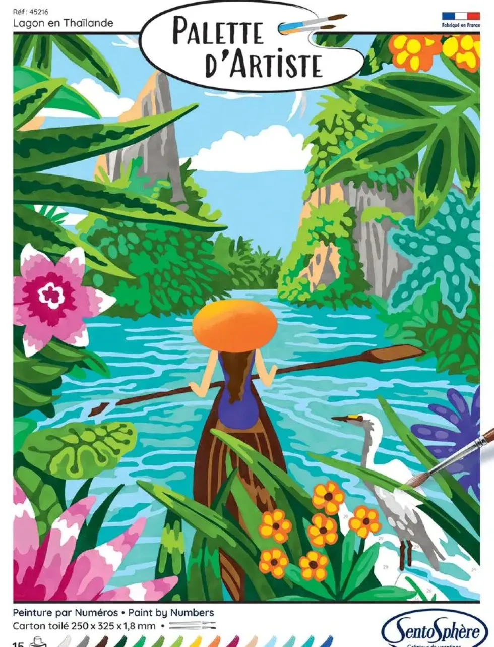 PALETTE D'ARTISTE LAGON EN THAILANDE