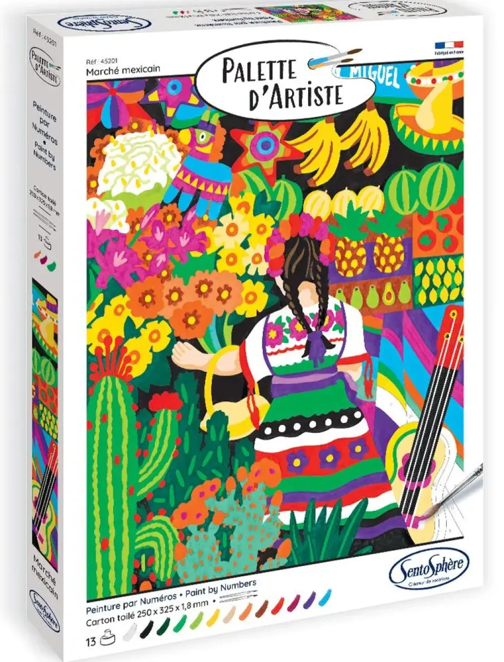 PALETTE D'ARTISTE MARCHE MEXICAIN