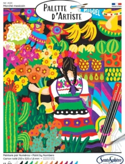 PALETTE D'ARTISTE MARCHE MEXICAIN