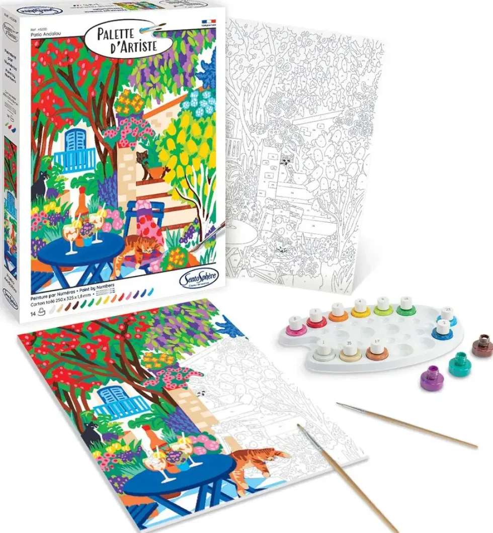 PALETTE D'ARTISTE PATIO ANDALOU