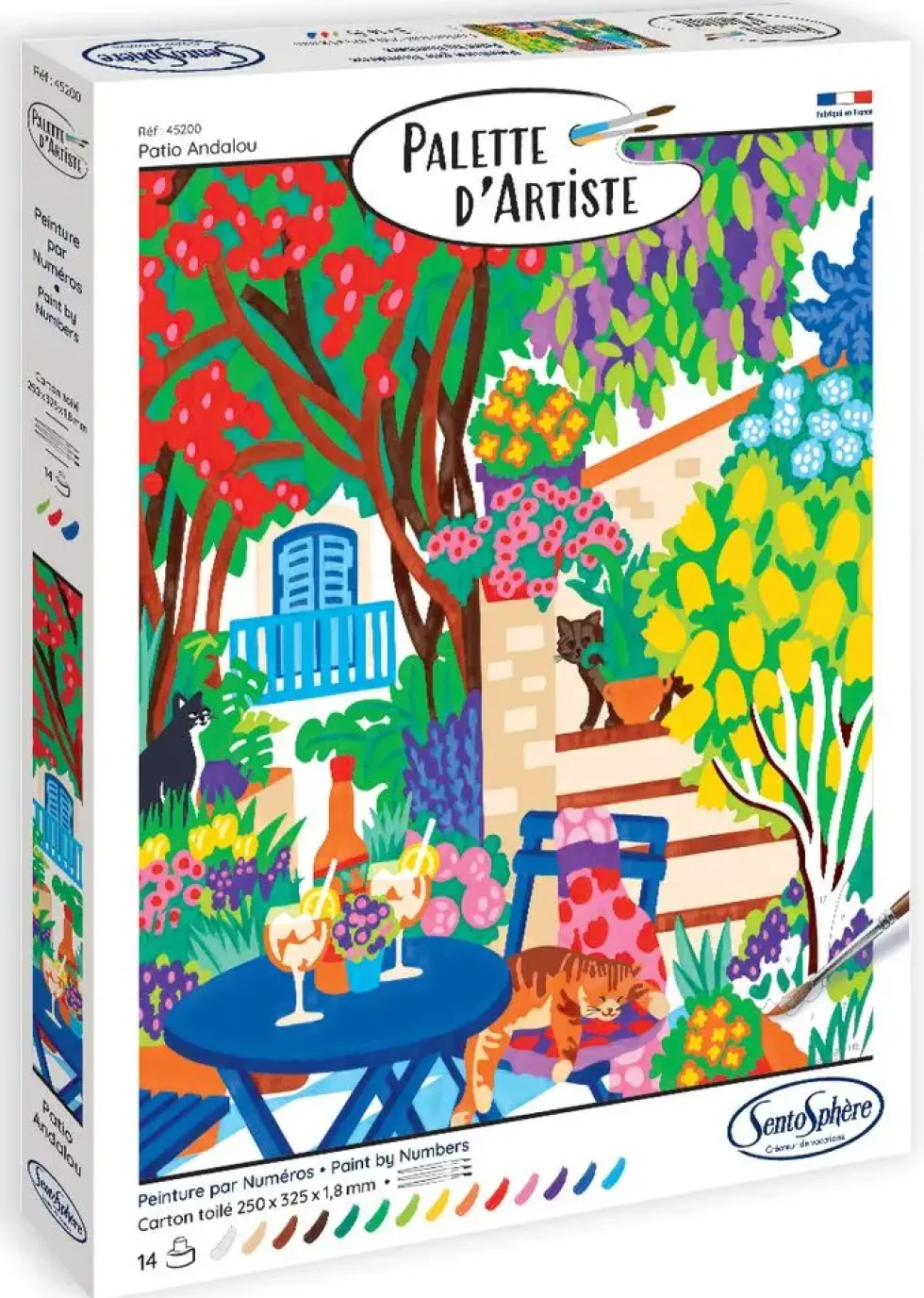 PALETTE D'ARTISTE PATIO ANDALOU