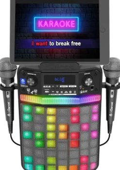 PARTY GROOVE - ENCEINTE BLUETOOTH PORTABLE KARAOKE 9 EN 1