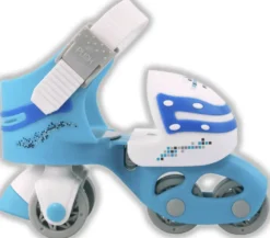 PATINS EVOLUTIFS ET AJUSTABLES BLEU POINTURE 25-32