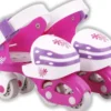 PATINS EVOLUTIFS ET AJUSTABLES ROSE POINTURE 25-32