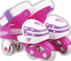 PATINS EVOLUTIFS ET AJUSTABLES ROSE POINTURE 25-32