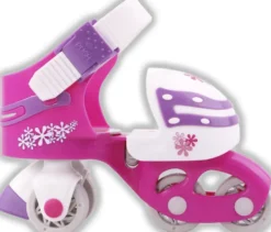 PATINS EVOLUTIFS ET AJUSTABLES ROSE POINTURE 25-32