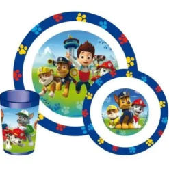 PAT'PATROUILLE - ENSEMBLE LUNCH 3 PIECES INCLUANT 1 VERRE 220