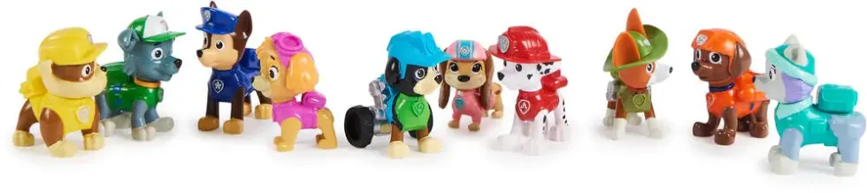 PAT' PATROUILLE - MULTIPACK FIGURINES 10E ANNIVERSAIRE