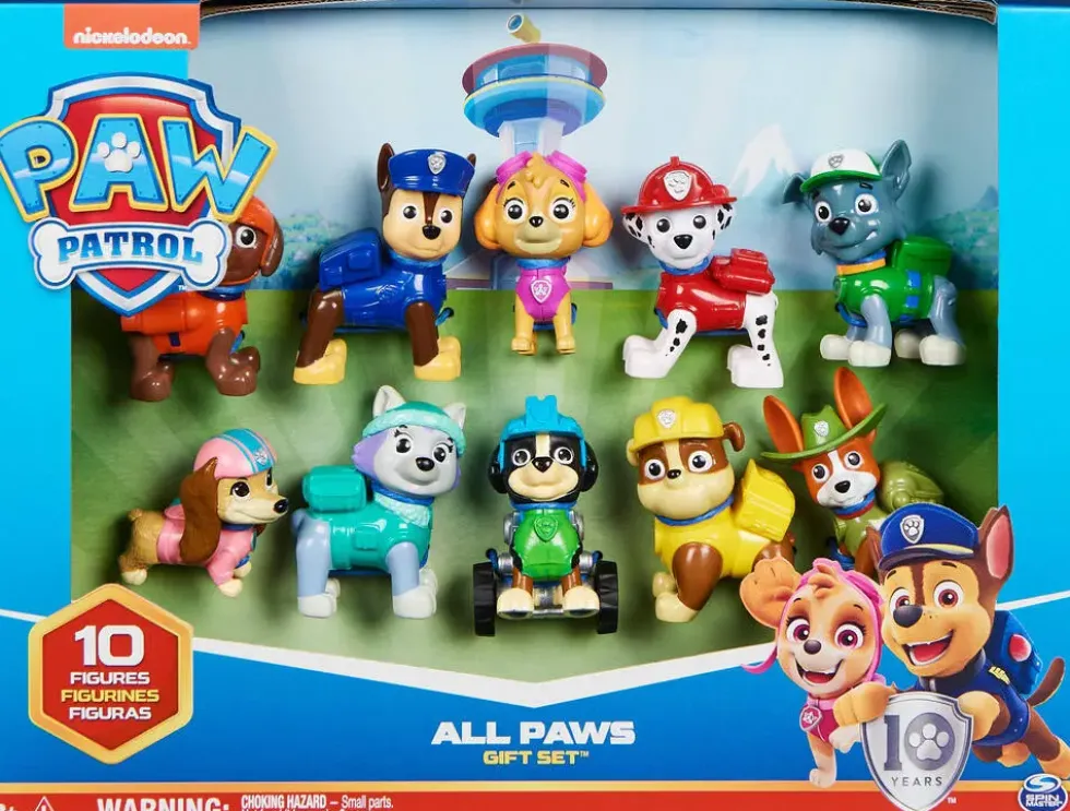 PAT' PATROUILLE - MULTIPACK FIGURINES 10E ANNIVERSAIRE