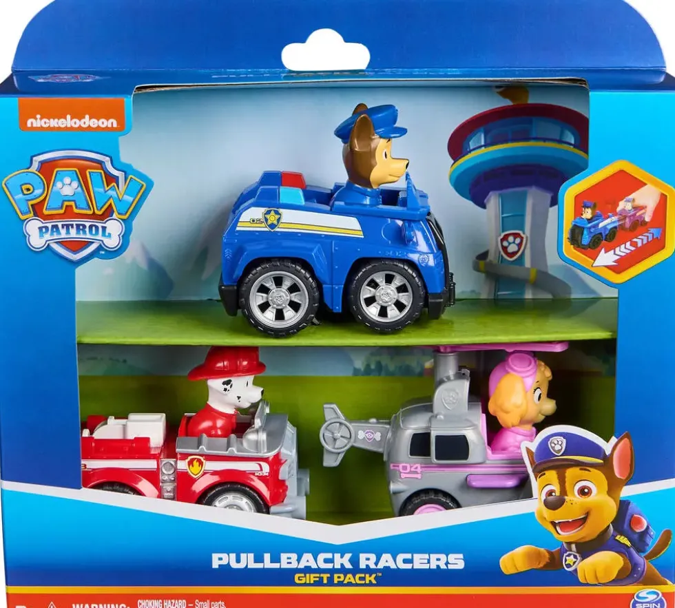 PAT' PATROUILLE - PACK DE 3 VEHICULES RETRO FRICTION