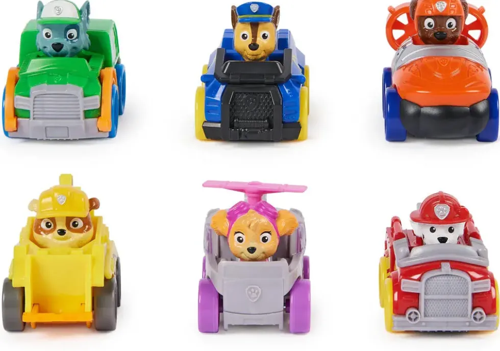 PAT' PATROUILLE - PACK 6 RACERS PUP SQUAD