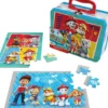 PAT'PATROUILLE - PUZZLE 48 PIECES AVEC GRANDE VALISETTE METAL