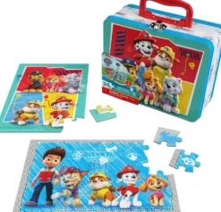 PAT'PATROUILLE - PUZZLE 48 PIECES AVEC GRANDE VALISETTE METAL