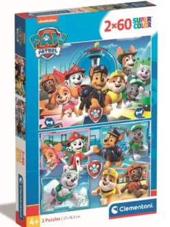 PAT'PATROUILLE - PUZZLE - 2 X 60PIECES
