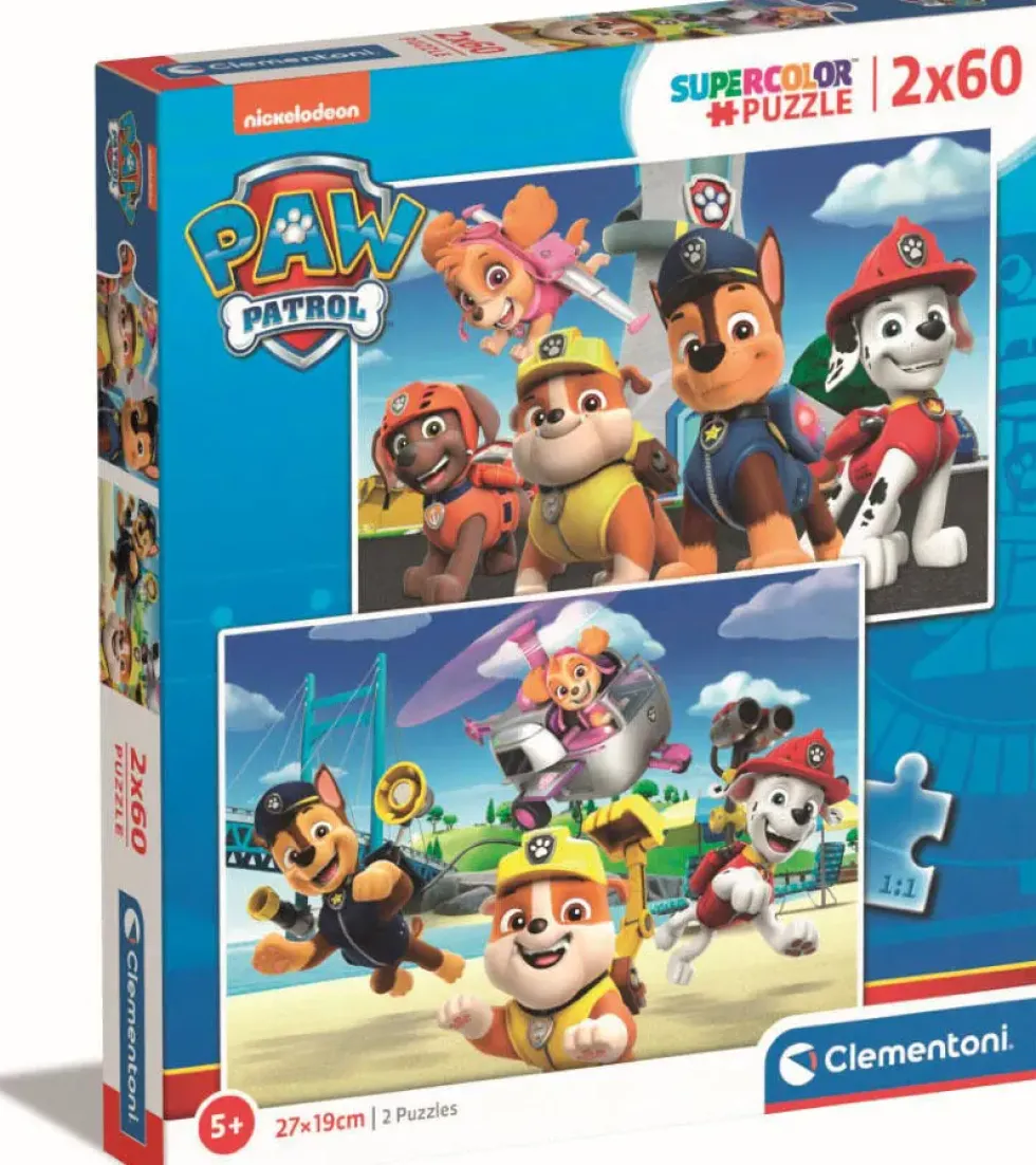 PAT' PATROUILLE - PUZZLE 2X60 PIECES