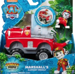 PAT'PATROUILLE - VEHICULE ET FIGURINE MARCUS JUNGLE PUPS