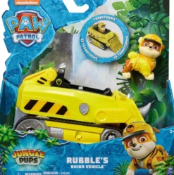 PAT'PATROUILLE - VEHICULE ET FIGURINE RUBEN JUNGLE PUPS