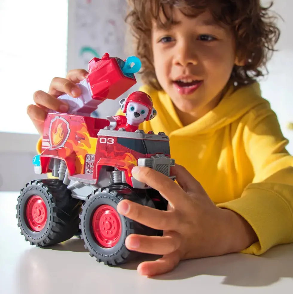PAT' PATROUILLE- VEHICULE + FIGURINE RESCUE WHEELS MARCUS