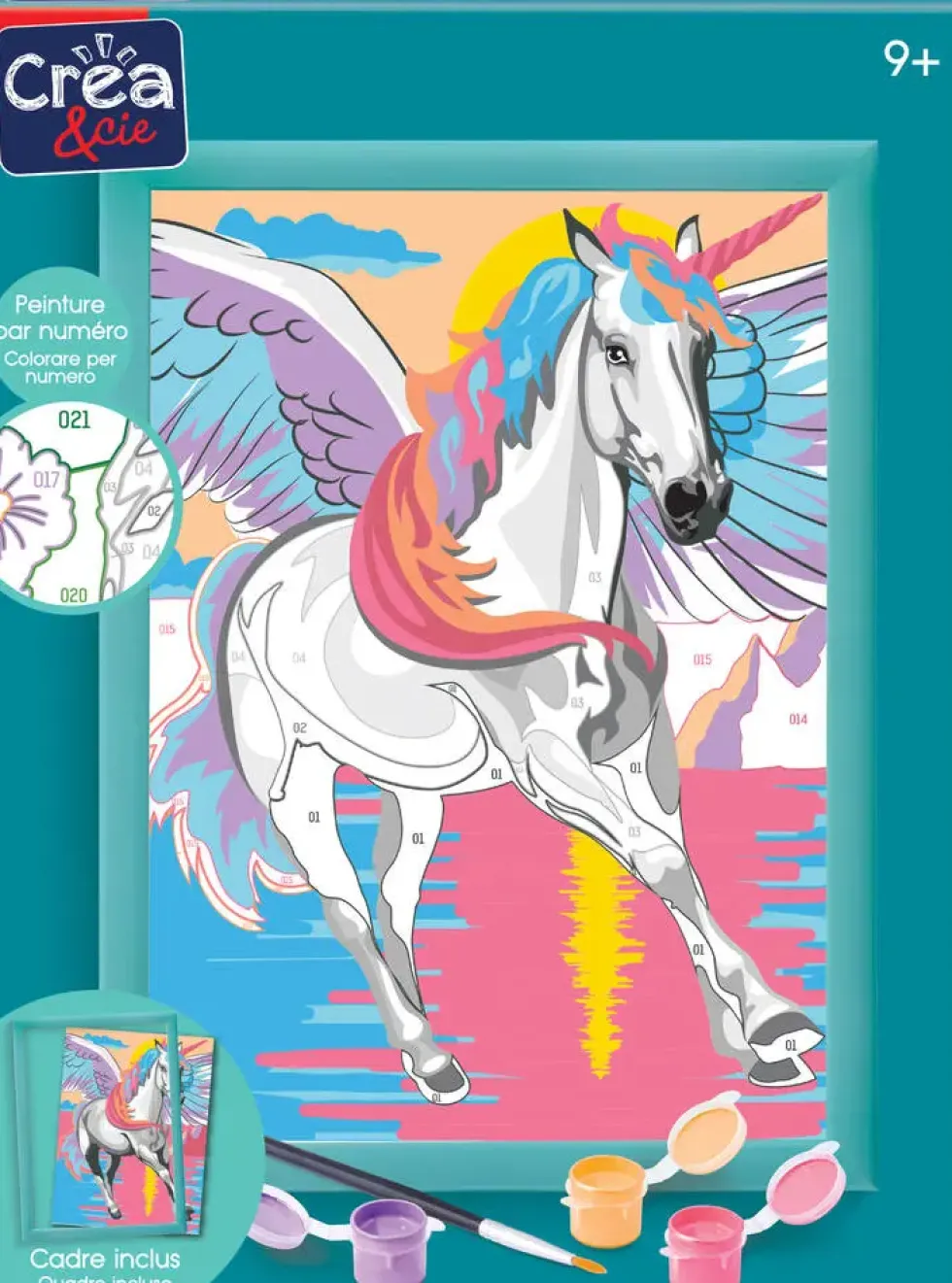 PEINTURE PAR NUMEROS - LA LICORNE