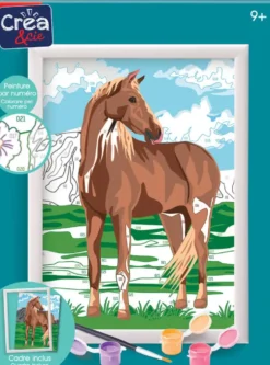PEINTURE PAR NUMEROS - LE CHEVAL