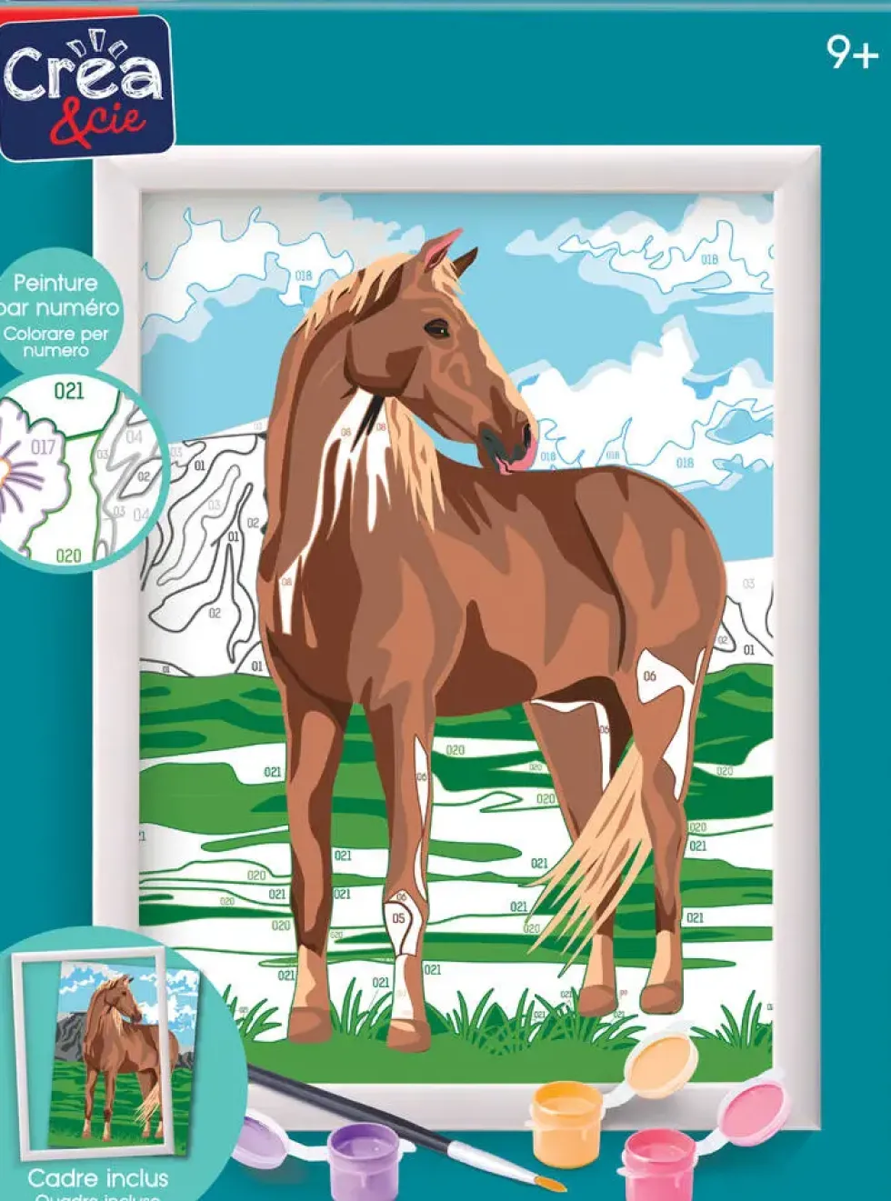 PEINTURE PAR NUMEROS - LE CHEVAL