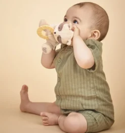 PELUCHE ANNEAU DENTITON RATON LAVEUR