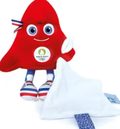 PELUCHEAVEC DOUDOU- MASCOTTE JEUX OLYMPIQUES PARIS 2024 - 22 CM
