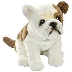 PELUCHE BULLDOG FRANCAIS ASSIS - 30 CM