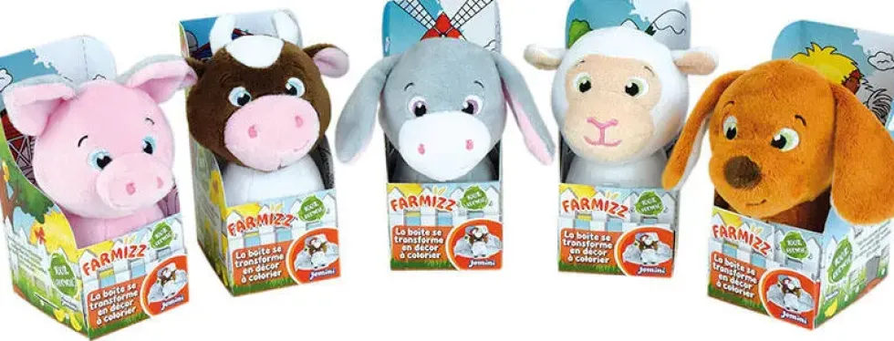 PELUCHE FARMIZZ 15 CM -5 STYLES