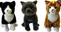PELUCHE FLOPPY CHAT 25 CM