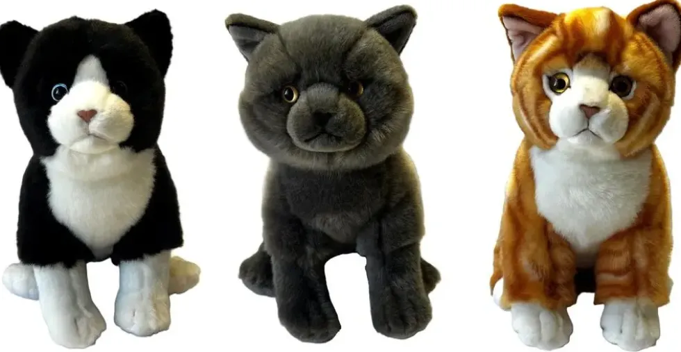 PELUCHE FLOPPY CHAT 25 CM