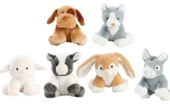 PELUCHE FLOPPY STRETCHY ANIMAL 15 CM