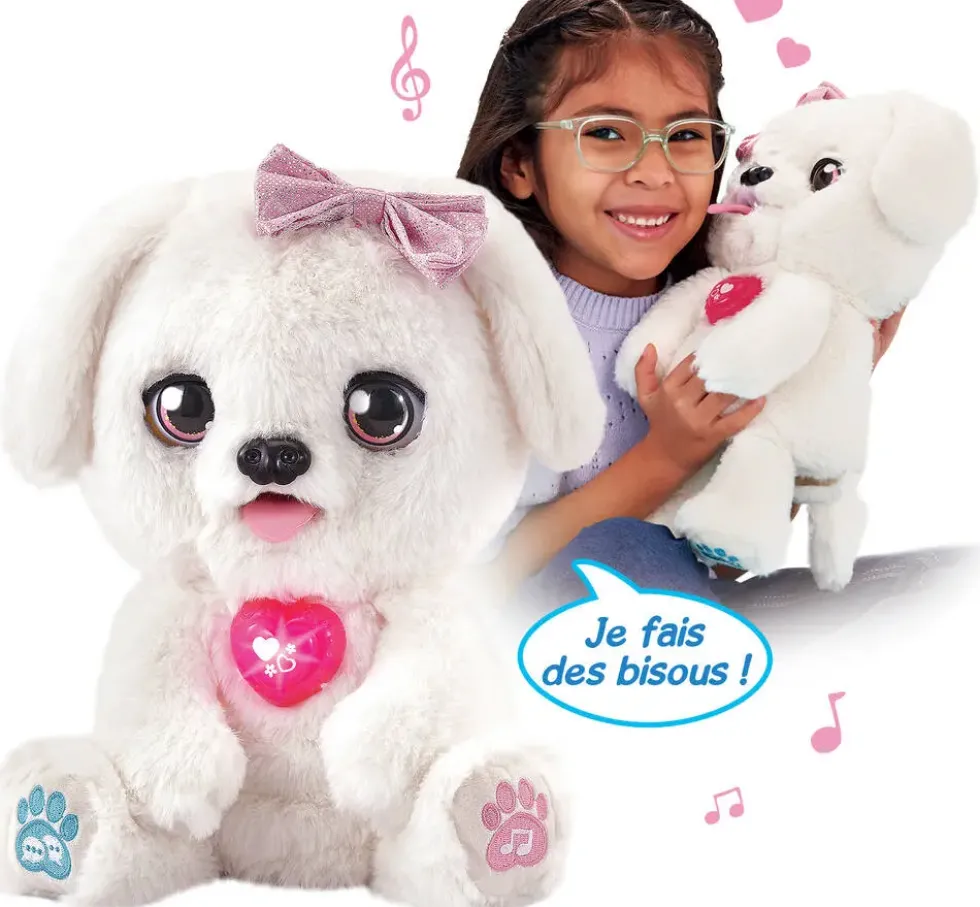 PELUCHE KISSKISS, MON TOUTOU BISOUS