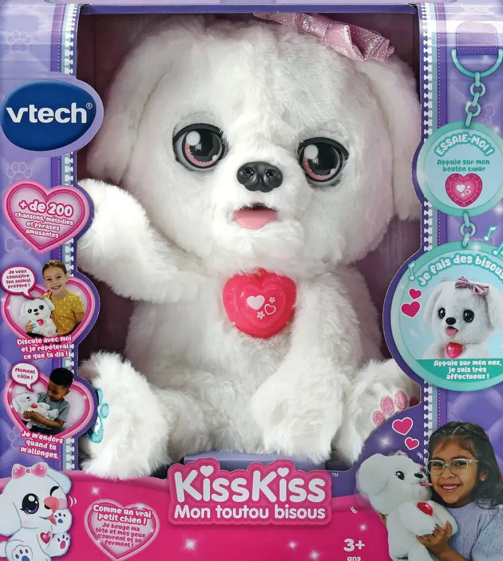 PELUCHE KISSKISS, MON TOUTOU BISOUS