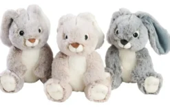 PELUCHE LAPIN ASSIS 20 CM