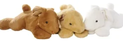 PELUCHE LAPIN COUCHE 50 CM