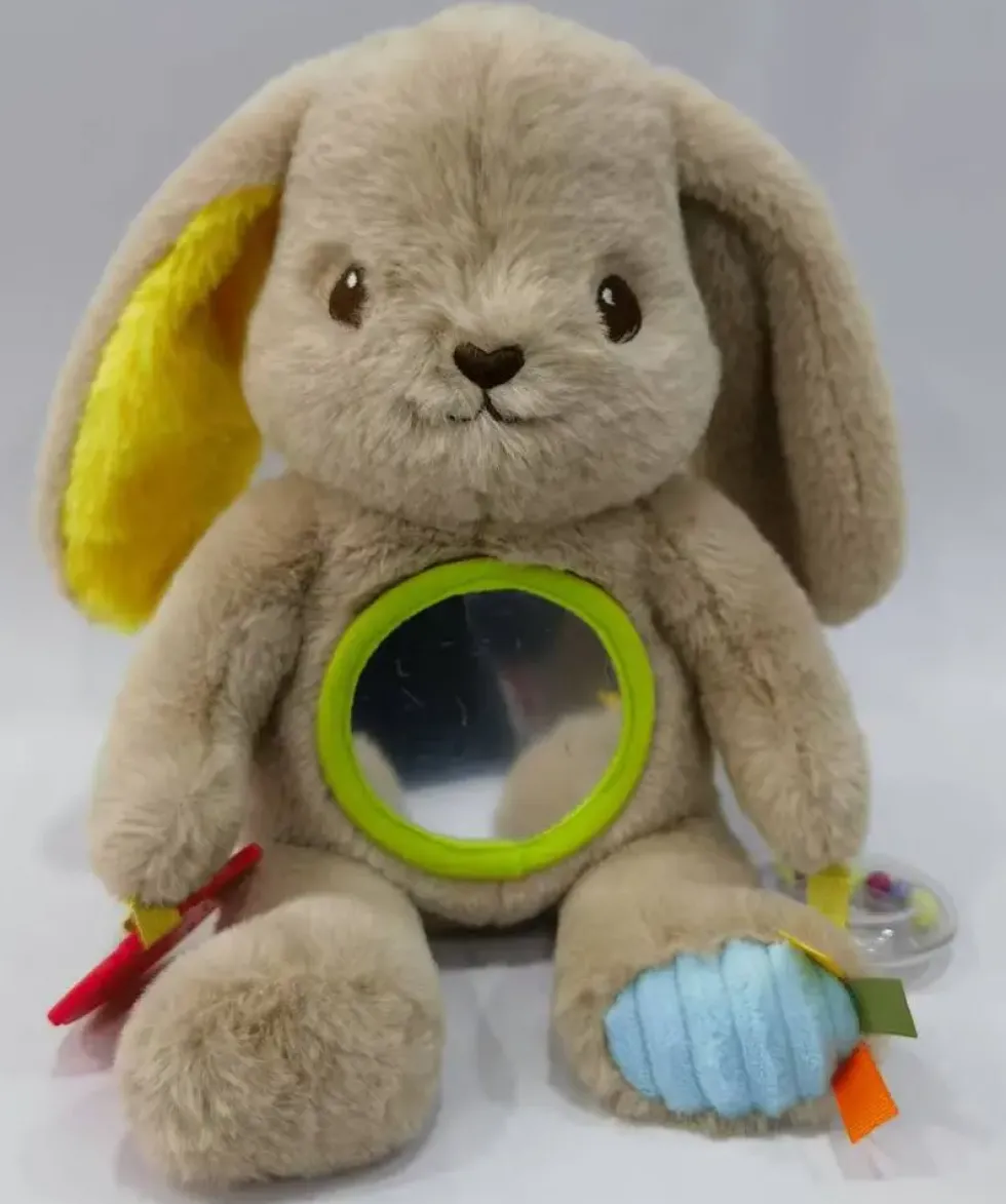 PELUCHE LAPIN 5 SENS - 25CM