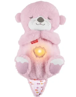 PELUCHE MA LOUTRE CALINS BONNE NUIT - ROSE
